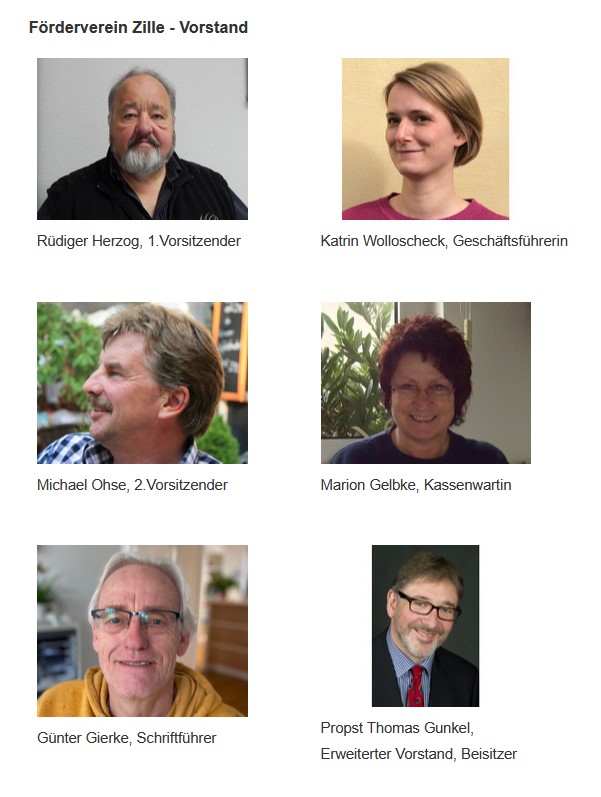 Förderverein Zille - Vorstand