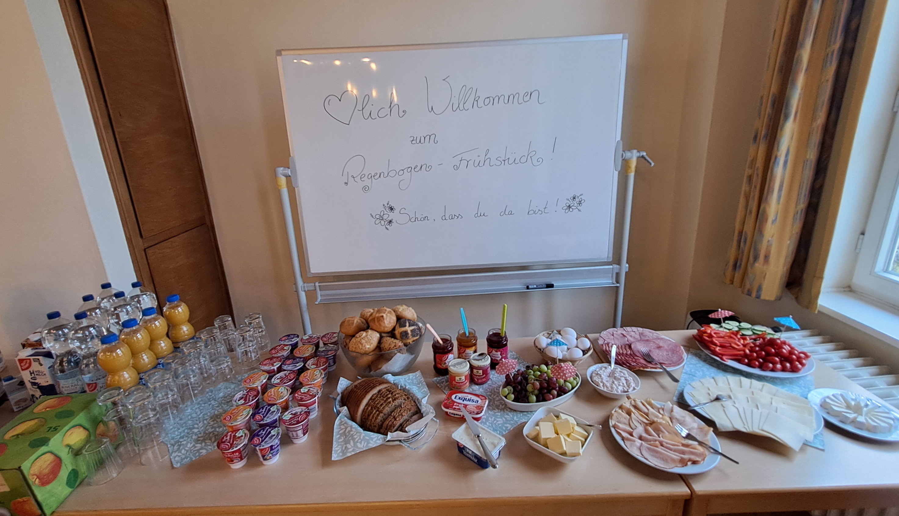 Regenbogenfrühstück